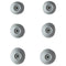 Replacement Ear Gels for Galaxy Buds - Small/Medium/Large - Silver