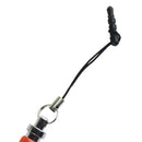 Mini Keychain Stylus Pens for Touchscreen Devices - Orange - 5 Pack