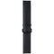 Generic 20mm Watch Band Quick Release Leather Strap  - Black/Black Clasp