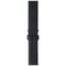Generic 20mm Watch Band Quick Release Leather Strap  - Black/Black Clasp
