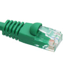 Generic CAT5e UTP Booted 350MHz Ethernet RJ-45 Patch Cable - Green/1-ft (10 Pk)