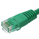 Generic CAT5e UTP Booted 350MHz Ethernet RJ-45 Patch Cable - Green/1-ft (10 Pk)