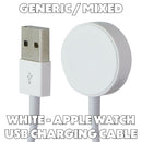 Generic / Mixed Magnetic USB Charging Cables for Apple Watch All Series - White