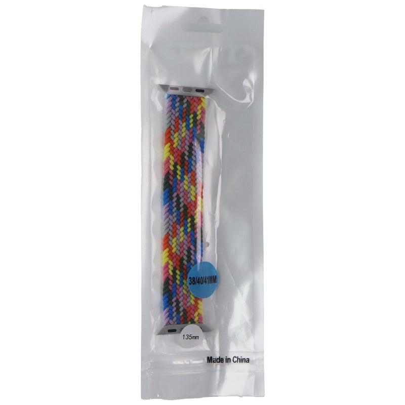 Woven Loop Band for Apple Watch (41/40/38mm) Cases - Gray Multi Color (135mm)