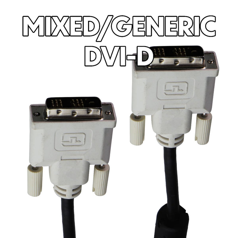Mixed & Generic Single Link DVI-D to DVI-D Digital Video Cables