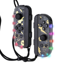 Premium RGB Game Controller Set (L/R) for Nintendo Switch - Pikachu (Smoke/Gold)