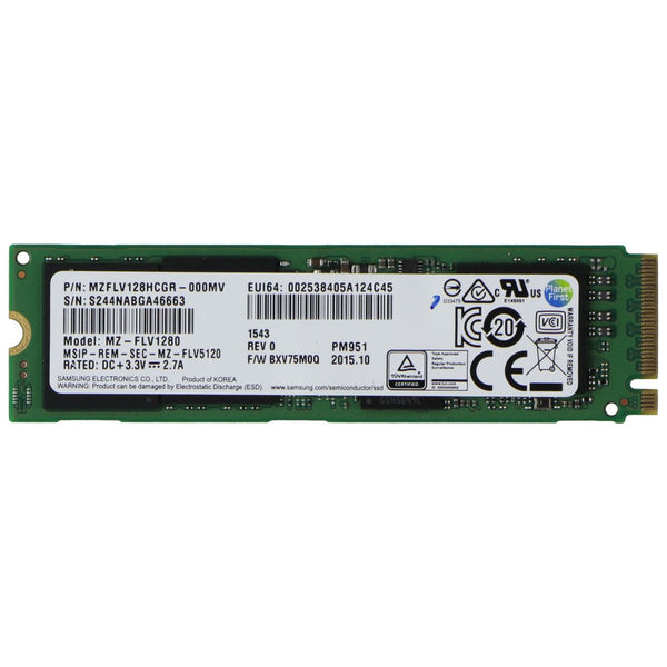 Samsung M.2 NVMe 128GB SSD Internal Storage - (MVZFLV120HCGR / MZ-FLV1280)