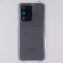 Repair Part - Back Glass Panel + Cam Lens for S20 Ultra (Cosmic Gray)
