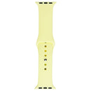 Generic Silicone Band for Apple Watch (38/40mm) Small Band + Clasp - Yellow