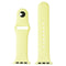Generic Silicone Band for Apple Watch (38/40mm) Small Band + Clasp - Yellow