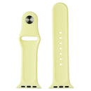 Generic Silicone Band for Apple Watch (38/40mm) Small Band + Clasp - Yellow