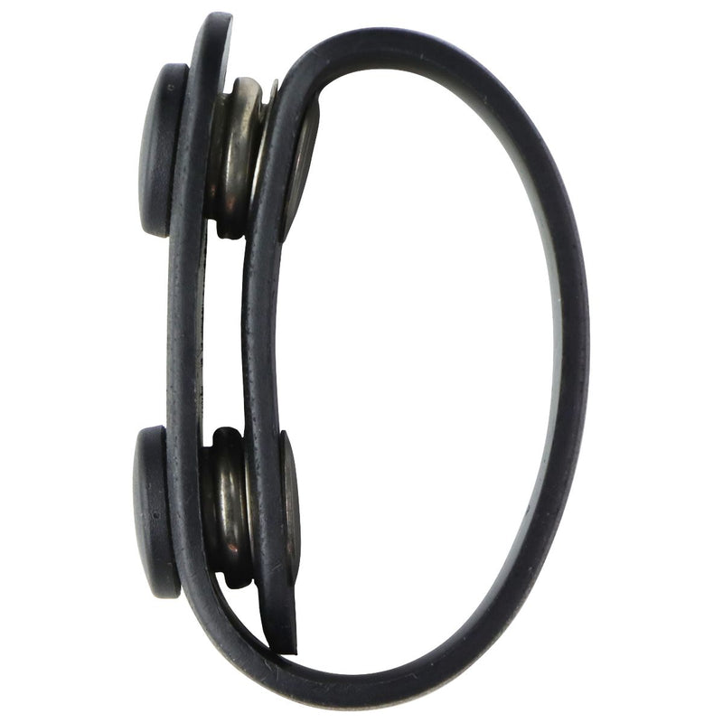 Unbranded Molded Belt Keeper Duty Accessory - Black Leather