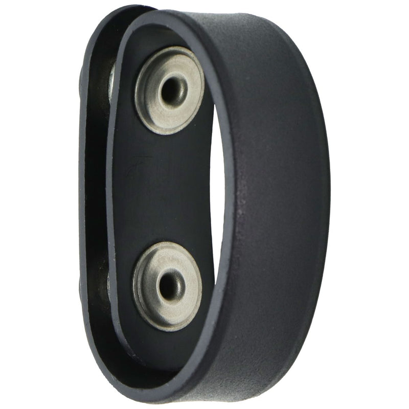 Unbranded Molded Belt Keeper Duty Accessory - Black Leather