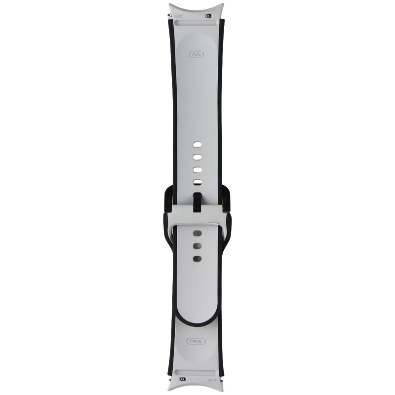 Generic Watch Sport Band 20mm Medium/Large - Gray / Black