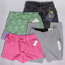 Bundle of 4 Mixed Brand Womens Pants, Shorts, Skirts - Various Sizes and Colors