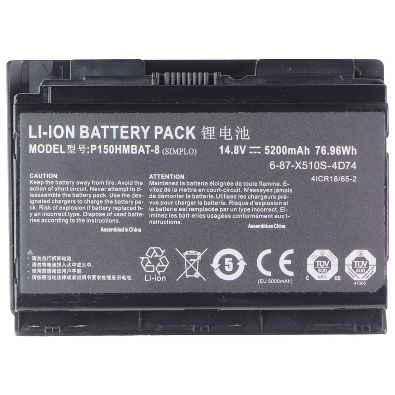 Repair Part - 14.8V 76W Battery for Clevo P150HMBAT-8 5200mAh
