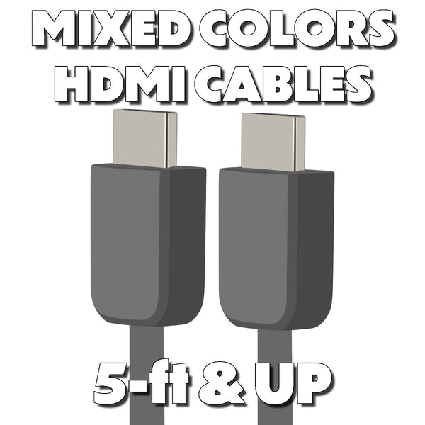 Generic (5-foot or more) HDMI to HDMI 1080i Cable - Mixed Color / Mixed Style