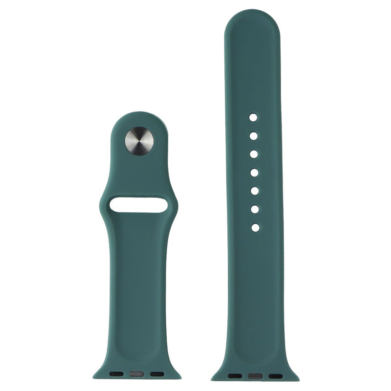 Generic Silicone Band for Apple Watch (38/40mm) M/L Band + Clasp - Sea Green