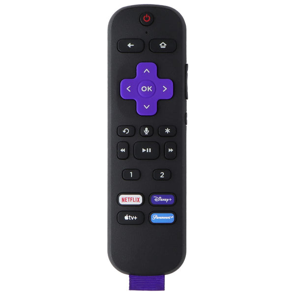 Replacement OEM Remote RC-MC1 Netflix/Disney+/Apple TV+/Paramount+ Keys - Black