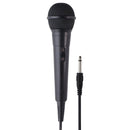 Wired Dynamic Karaoke Microphone (1/4 inch Plug, 13 Ft Length) - Black