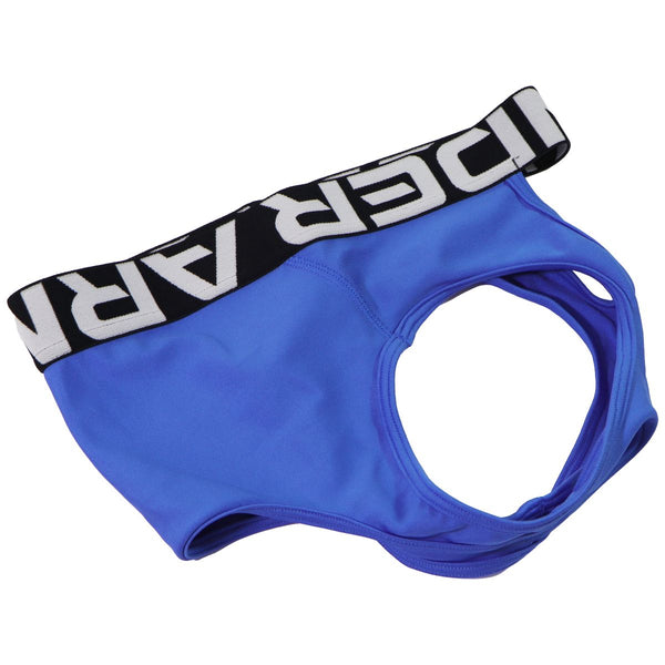 Under Armour HeatGear Mid Branded Women's Sports Bra - XS - Blue Atlantis/White