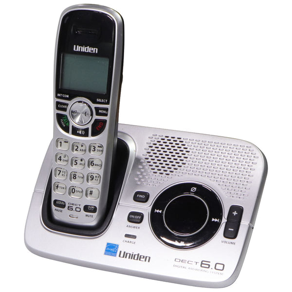 Uniden DECT1580 DECT 6.0 Silver Cordless Digital Answering System with Caller ID