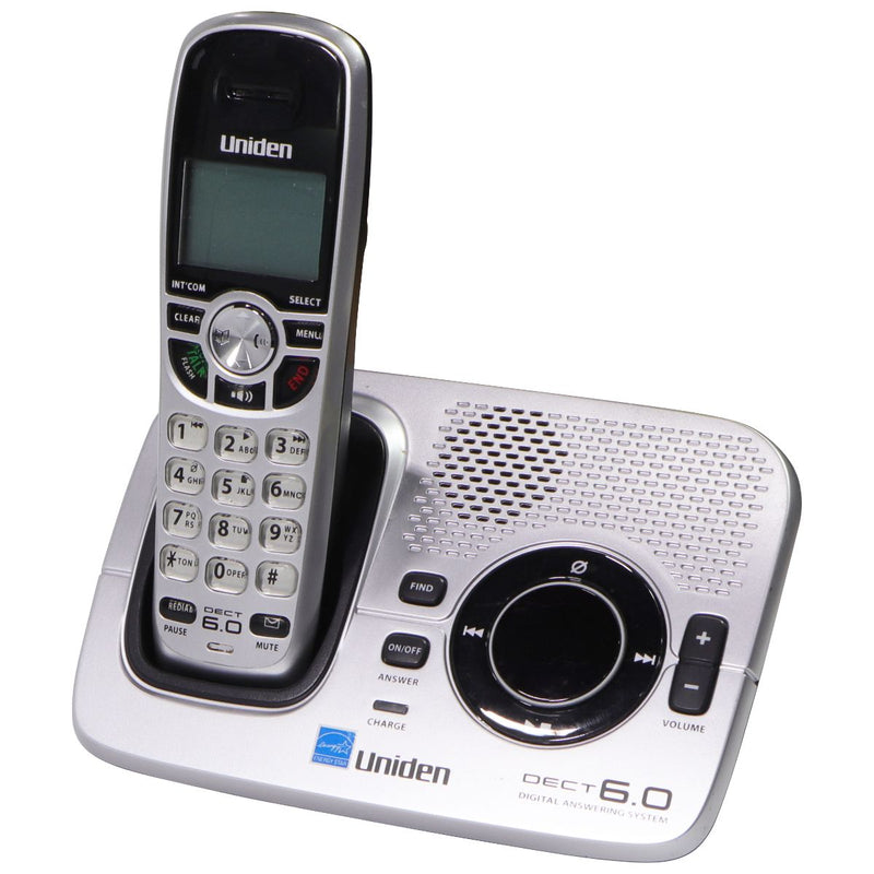 Uniden DECT1580 DECT 6.0 Silver Cordless Digital Answering System with Caller ID