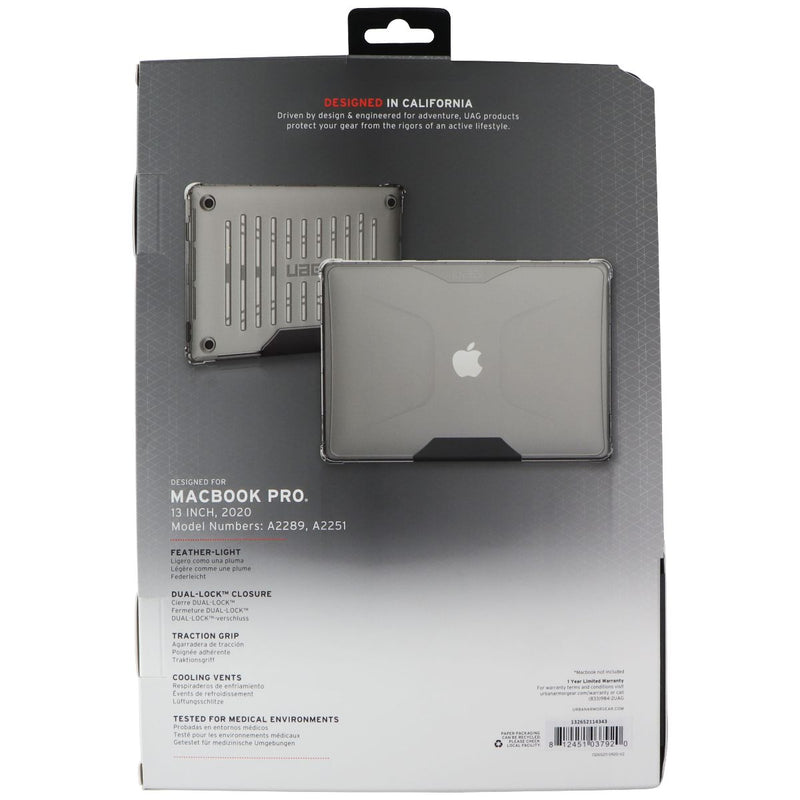 UAG Plyo Series Case for MacBook Pro 13in (2021-2020) M1, (2022) M2 - Ice Clear