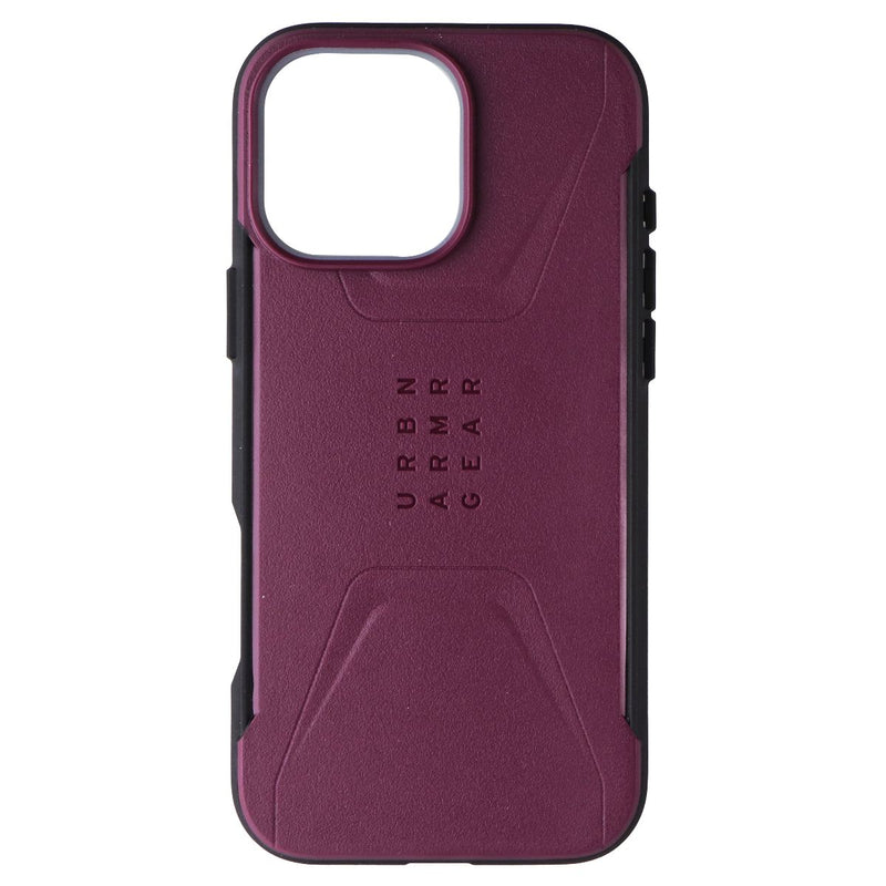 Urban Armor Gear Civilian Case for MagSafe for iPhone 16 Pro Max - Bordeaux