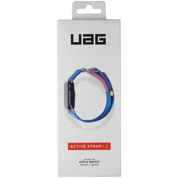 Urban Armor Gear Active Strap LE Band for Apple Watch 42mm/44mm - 80's Blue/Pink