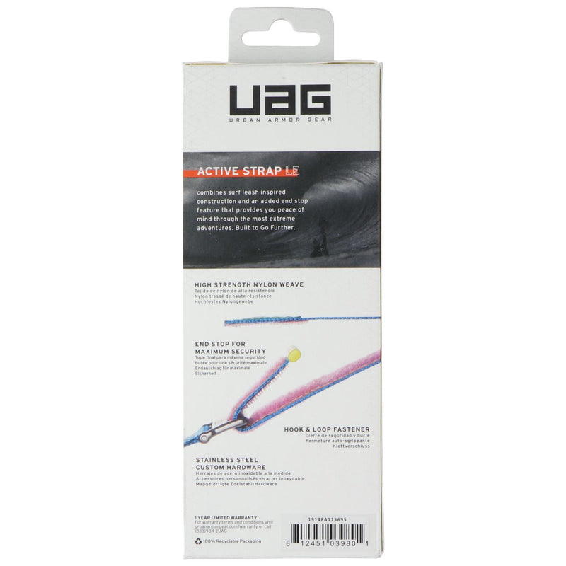 Urban Armor Gear Active Strap LE Band for Apple Watch 42mm/44mm - 80's Blue/Pink