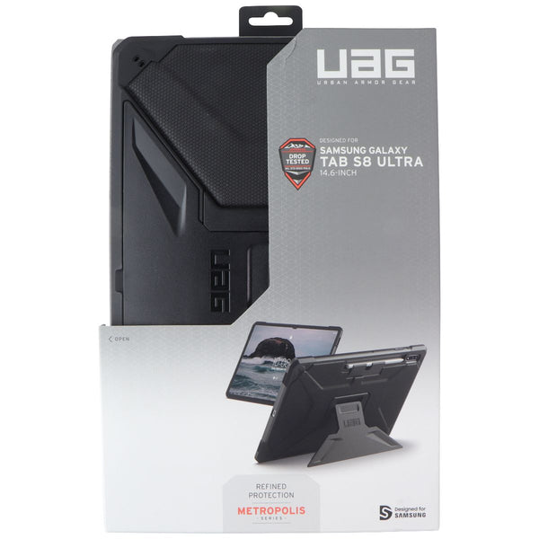 UAG Metropolis Series Case for Samsung Galaxy Tab S8 Ultra (14.6-inch) - Black