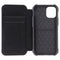 UAG Metropolis Flip Folio Cover Case for iPhone 12 mini - LTHR ARMR Brown