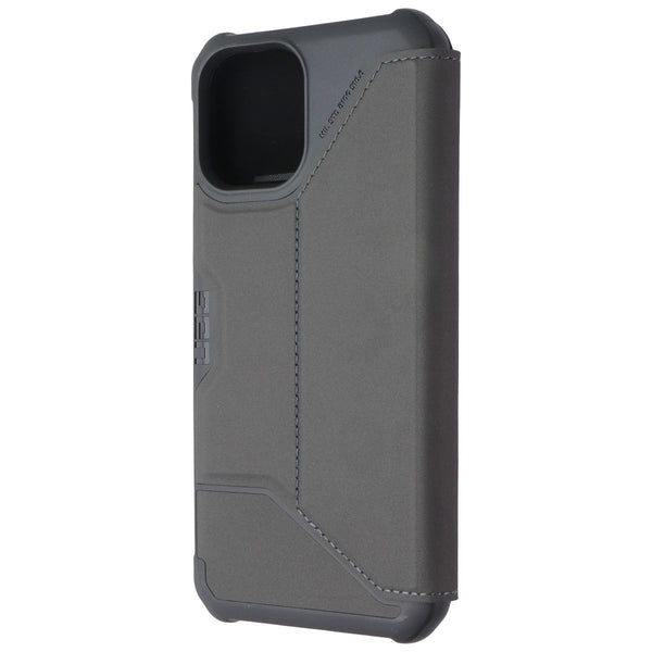 UAG Metropolis Flip Folio Cover Case for iPhone 12 Pro Max - SATN ARMR Black