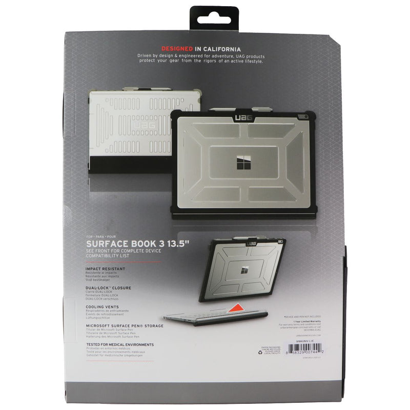 UAG Plasma Series Case for Microsoft Surface Book 3/2/1 (13.5-in) Tablets - Ice