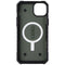 Urban Armor Gear Pathfinder Case for MagSafe for iPhone 14 Plus - Olive Green