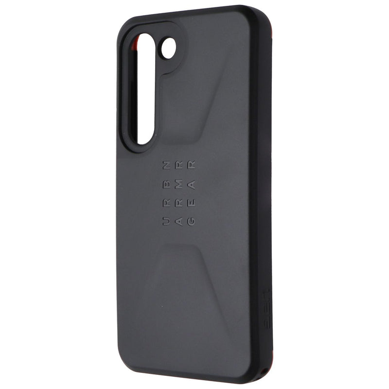 Urban Armor Gear Civilian Series Case for Samsung Galaxy S23 5G - Black/Orange