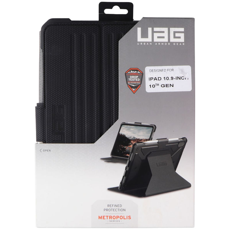 Urban Armor Gear Metropolis Case for Apple iPad (10.9-inch) 10th Gen - Black