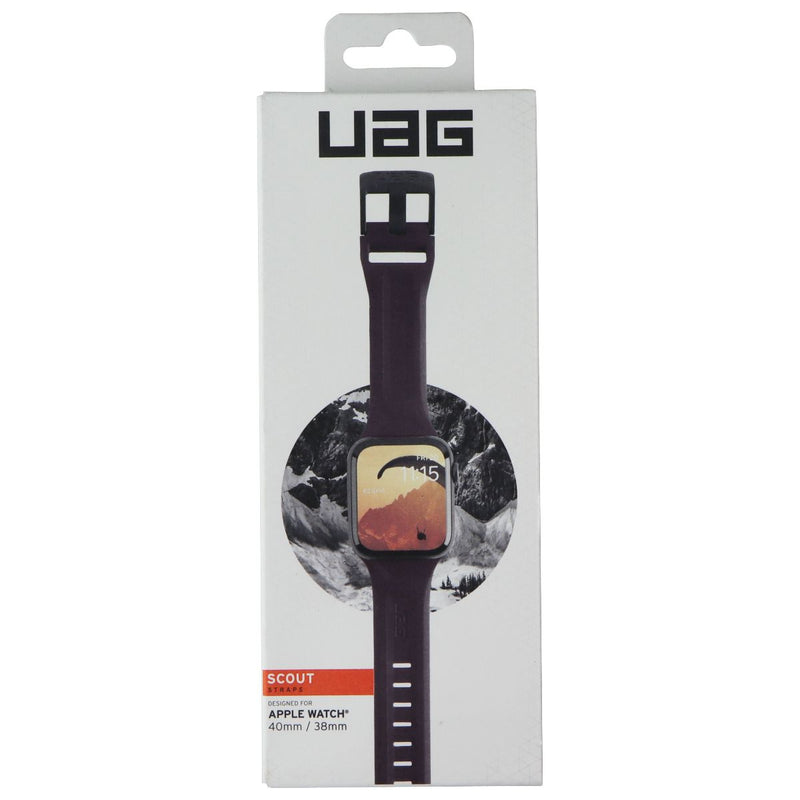 Urban Armor Gear UAG Scout Series Straps for Apple Watch (40mm/38mm) - Eggplant