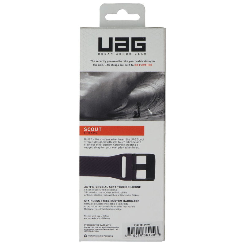 Urban Armor Gear UAG Scout Series Straps for Apple Watch (40mm/38mm) - Eggplant