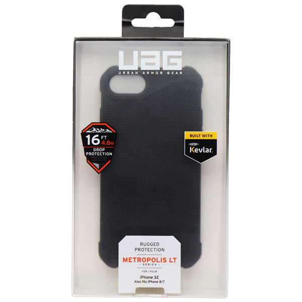 Urban Armor Gear Metropolis LT Case for iPhone SE (3rd/2nd Gen) 8/7 - Black