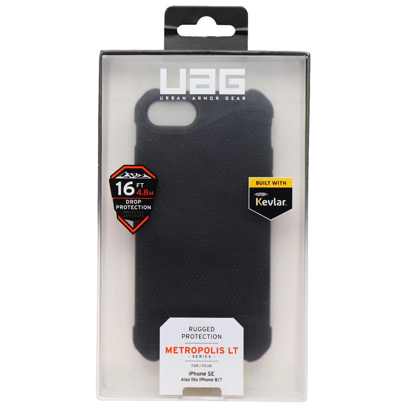 Urban Armor Gear Metropolis LT Case for iPhone SE (3rd/2nd Gen) 8/7 - Black