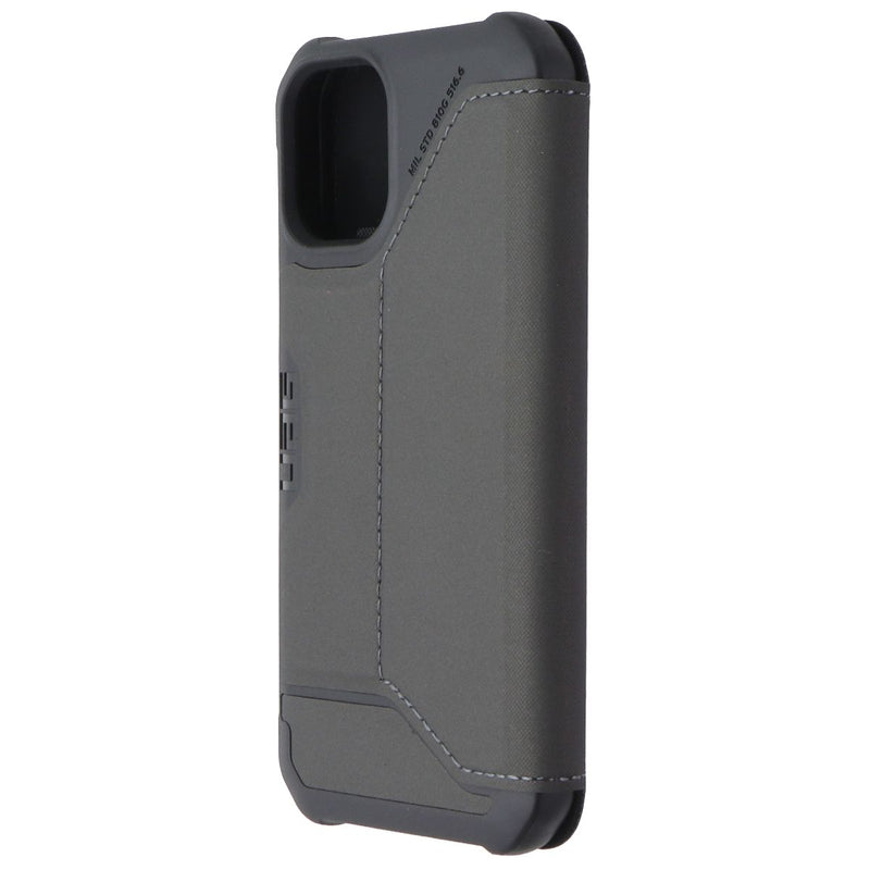 UAG Metropolis Flip Folio Cover Case for iPhone 12 mini - SATN ARMR Black