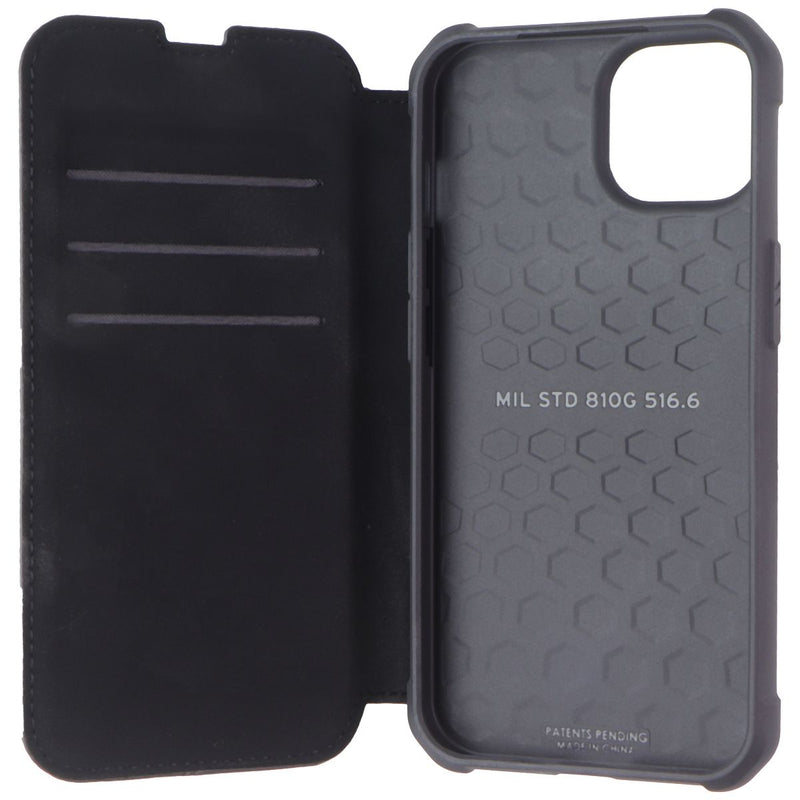 Urban Armor Gear UAG Metropolis Folio Case for Apple iPhone 14/13 - Black Kevlar