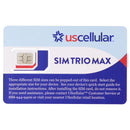 US Cellular SIM Trio Max 3-in-1 Card (Optimized for Full 5G/5G+ Network Speeds)
