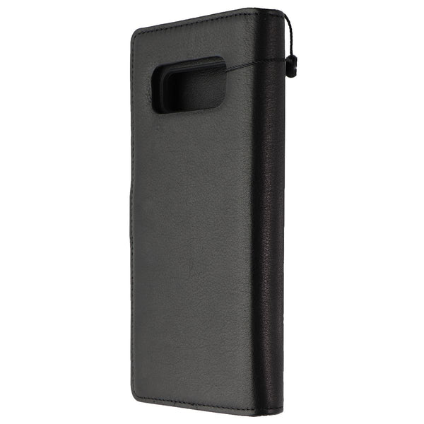 Unique London 2-in-1 Leather Folio + Case for Galaxy Note8 - Black