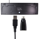V7 USB Wired Full Size Keyboard and Mouse Combo - Black (CKU200US)