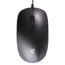 V7 USB Wired Full Size Keyboard and Mouse Combo - Black (CKU200US)