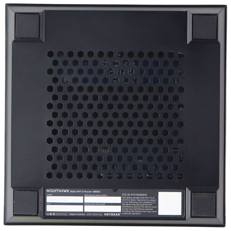 NETGEAR Nighthawk Home Mesh WiFi 6 System (MK63) w/ 2 Satellites - Black