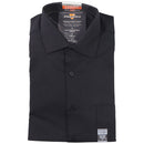 Van Heusen Stain Shield Regular Fit Button Down Shirt with Collar - Black (M)